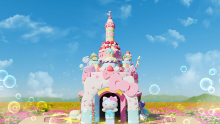486生活資訊 歷年最高19公尺主花毯蜜糖奇遇 Hello Kitty 旋轉音樂盒城堡