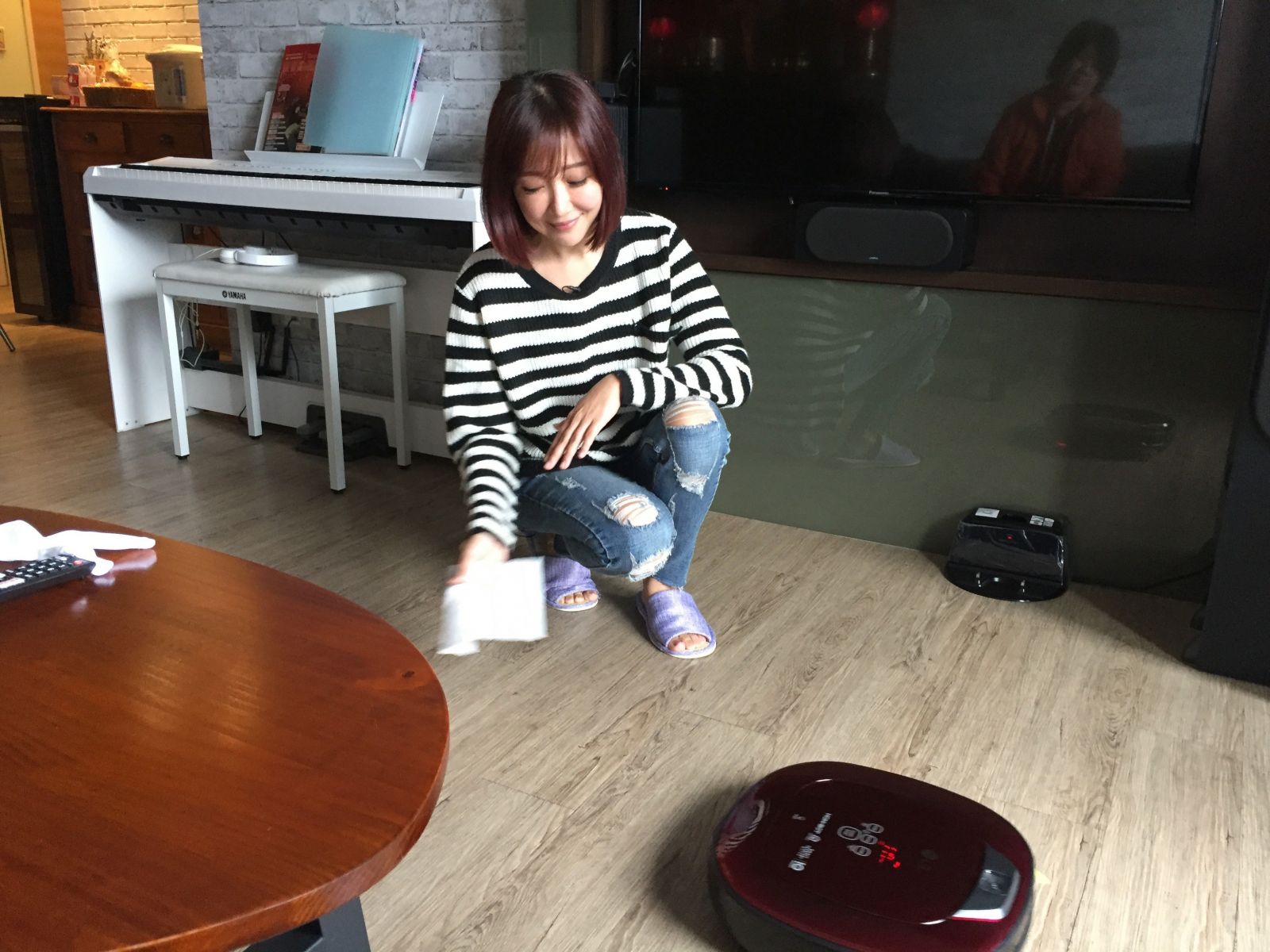 余皓然 潔癖完美女星余皓然：「LG5.0小紅達到我的地板高標！」 - 大丈夫週記::486部落格