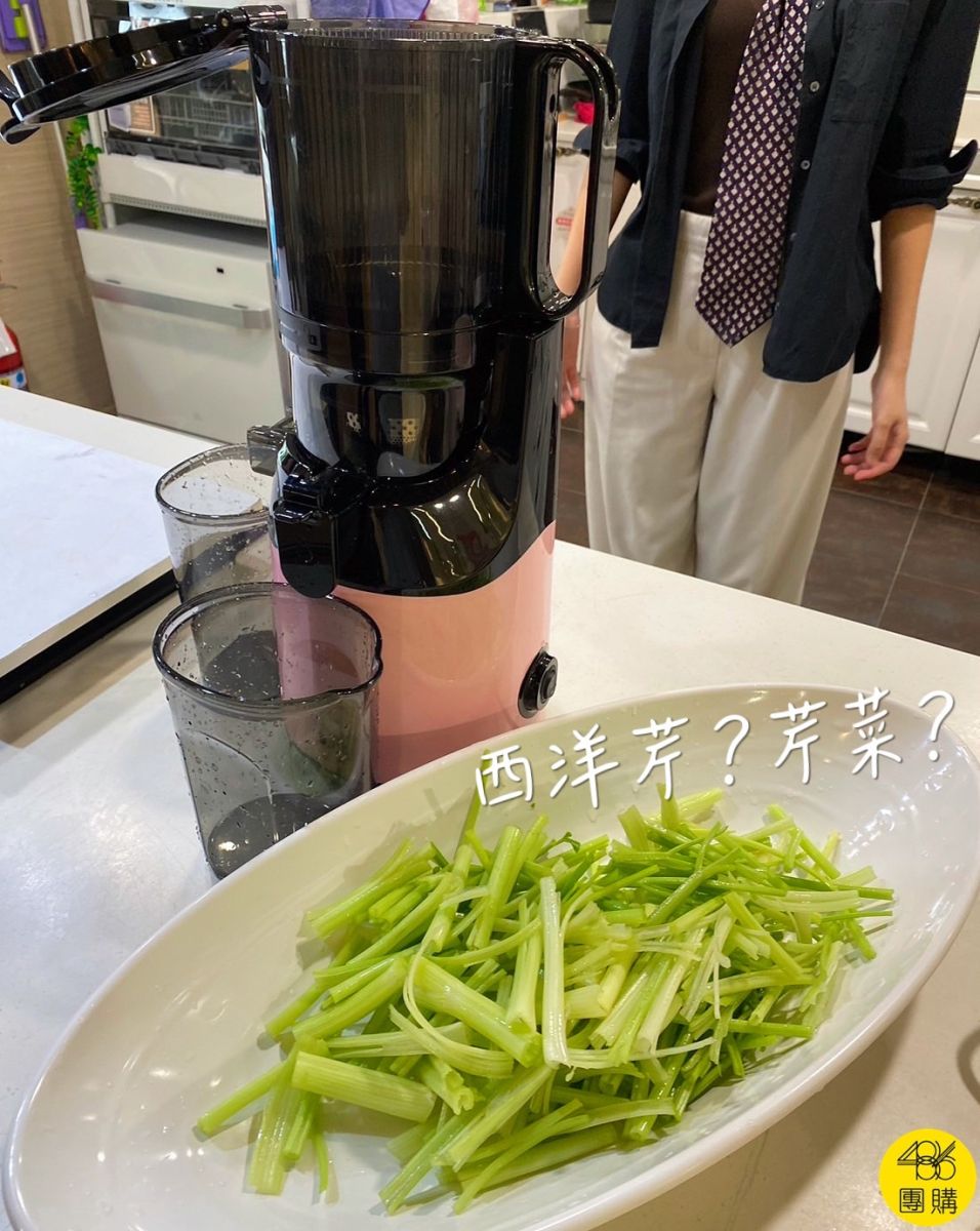 整顆蘋果直接丟!這台慢磨機只要一半價,連西洋芹都能榨超多汁!only 家庭號大口徑蔬果慢磨機 OJ30-L27S 486團購